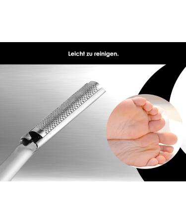 Premium Stainless Steel Callus Rasp & Remover - Effortless Foot Care | Worldwide Shipping - Buy Online on GoSupps.com