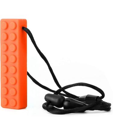 Lantuqib Teething Teether for Autism & ADHD | Safe Teether for Kids Over 3 Years | Orange Color | International Shipping - Buy Online on GoSupps.com