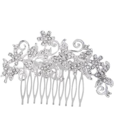 MAGICLULU Bridal Wedding Hair Comb Hair Comb Slide Clip Hairpiece Wedding Rhinestone Pearls Hair Comb Pearl Tiara Pearl Hair Comb Crystal Hair Comb Wig Bride Rhinestones Hair Accessories - Buy Online on GoSupps.com