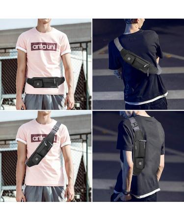 ZOMAKE Crossbody Fanny Pack - Water Resistant Mini Bum Bag for Running and Travel - Adjustable Strap Waist Bag for Men and Women - Buy Online on GoSupps.com