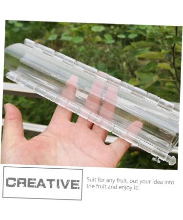 Toddmomy 2pcs Fruit Shaping Mold Modeling Gardening Supplies Transparent Color 21x4cm - Buy Online on GoSupps.com