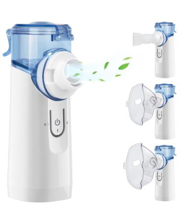 Cinlinso inhalation device inhaler for children and adults rechargeable inhangable inhalation devices adjustable spray noise noisy self -cleaning ideal for at home or on a trip white - Buy Online on GoSupps.com