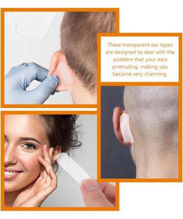 Elf Ear Stickers 6pcs - Transparent Silicone Cosmetic Corrector for Adults with Prominent Ears - Painless Ear Supply - Buy Online on GoSupps.com