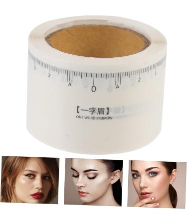 FOMIYES 2 rolls Measuring of Measure Practical Sticker White Ruler Tool Scale Guide Brow Woman Eyebrow 1 count (Pack of 1) White 2x2pcs - Buy Online on GoSupps.com