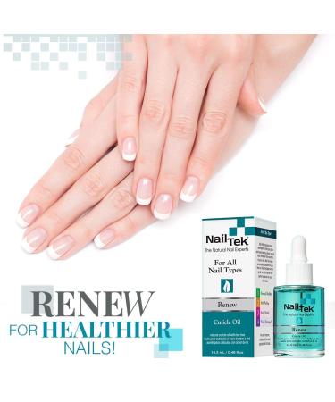 Nail Tek Renew Natural Cuticle Oil with Tea Tree - 0.48 oz - For All Nail Types - Buy Online on GoSupps.com