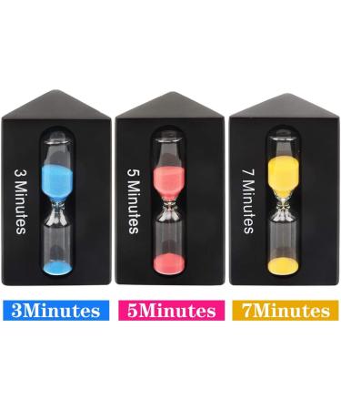 Buy Fancyus Black Wooden Triangle Hourglass Toothbrush for Kids 3/5/7 Minute Timer International Shipping Available - Buy Online on GoSupps.com