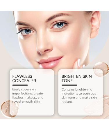 FLLUOUZH Moisturizing Brightening ToneUp Concealer Cream Five Fold VC Skincare Cream AntiWrinkle Oil Control LongLasting & Waterproof Multifunctional Hydrating Makeup 3 PCS - Buy Online on GoSupps.com