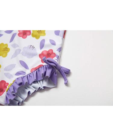 BONVERANO Baby Girls Swimsuit 18-24 Months Purple | UPF 50+ Long Sleeve One Piece Swimwear - Buy Online on GoSupps.com