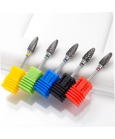 Ipetboom Nail Polisher Metal Drill Bit Electric Nail File Wig Caps for Women Nail Drill Tips Replacement Nail Bits Multi-functional Nail Bits Drill Nail Women's Tungsten Steel Alloy Manual 7x1.3cm As Shown 3 - Buy Online on GoSupps.com