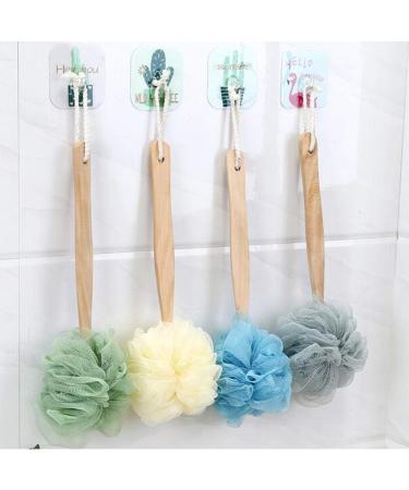 Soft Green Bath Sponge - Long Handled Shower & Soap Sponge for Ultimate Comfort - Buy Online on GoSupps.com