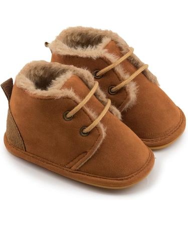 Sonsage Velvet Baby Booties - Soft Anti-Skid Sole for Newborns - Winter Cozy Boots for Infant Boys and Girls - Buy Online on GoSupps.com