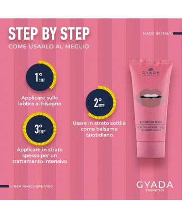  GYADA COSMETICS GYADA COSMETICS Moisturizing and Nourishing Lip Mask with Softening Action for Soft Lips with Shea Butter and Almond Oil 20 ml - Buy Online on GoSupps.com