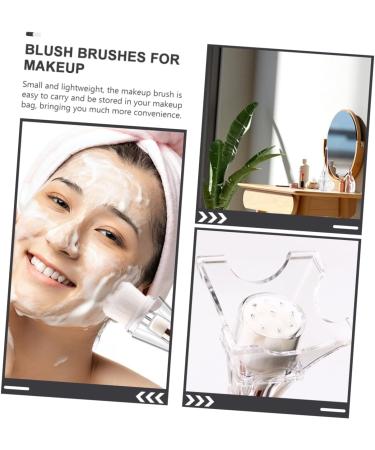 Beaupretty Makeup Tool Makeup Highlighter Makeup Blush Brush for Cheeks Powder Brush for Loose Powder Makeup Blush face Makeup Makeup Face Brush Miss PVC Makeup Powder 2 in 1 - Buy Online on GoSupps.com