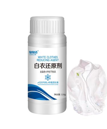 Laundry Whitener Laundry Brightener High Efficiency Stain & Odor Removal Enzyme Boosters for White Shirt Dress Sheets White Fabric Welts