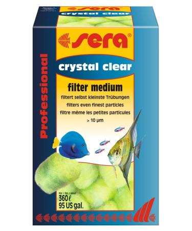 Sera Crystal Clear 12 filter balls (shape stable & washable several times) The innovative patented 3D fiber structure removes the smallest clouds from 10 m (e.g. floating algae mulm) after a short time 44510 - Buy Online on GoSupps.com