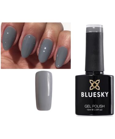 Bluesky Nail Gel Polish GREY Medium Grey QXG546 UV LED Soak Off 10ml