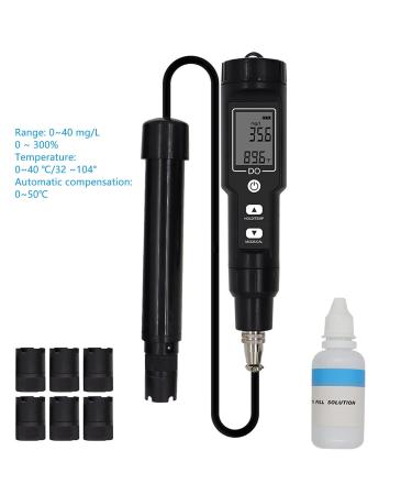 Accurate Dissolved Oxygen Measurement Device | Removable Probe Test Kit with Temperature Compensation & Backlight for Pond Care - Buy Online on GoSupps.com