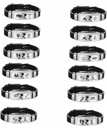Amosfun 2pcs couple bracelet couples bracelets stainless steel bracelet silicone bracelets bond bracelets for couples bracelet for couples fashion bangle earth tones set lovers Mx3pcs As Shownx3pcs - Buy Online on GoSupps.com