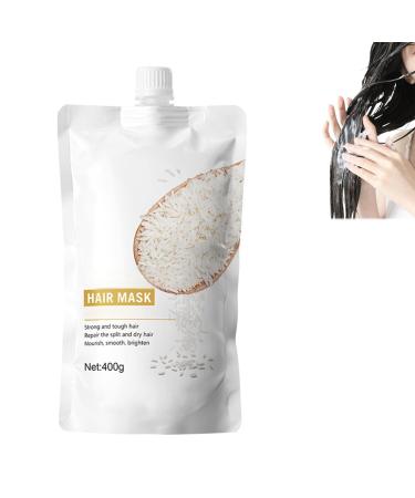 Shantou Yingji 400 g hair mask moisturizing hair mask natural mask Deep Repair Conditioner provides intensive hydration improves shine rice conditioner conditioner 1 15