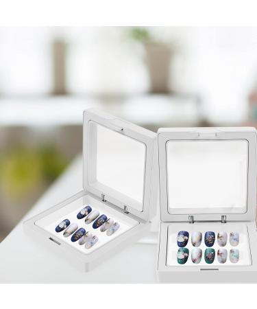 Lurrose 3Pcs Nail Art Storage Box Set - Jewelry Tablets & Empty Nail Tips Container for Ultimate Nail Decoration Organization - Buy Online on GoSupps.com