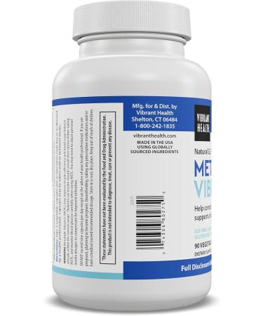 Vibrant Health Metabolic Vibrance Advanced Energy & Metabolism Support with Ayurvedic Botanicals Minerals & Antioxidants Non-GMO Gluten-Free Soy-Free 90 Vegan Capsules - Buy Online on GoSupps.com
