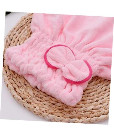 HAPINARY Elastic Shower Quick Dry Head Turbans Shower Cap for Microfiber Washcloth Turbans for Women Hair Ties Shower Head Towel Microfiber Hair Drying Cap Pink Women's Cute Hijab Pink medium - Buy Online on GoSupps.com