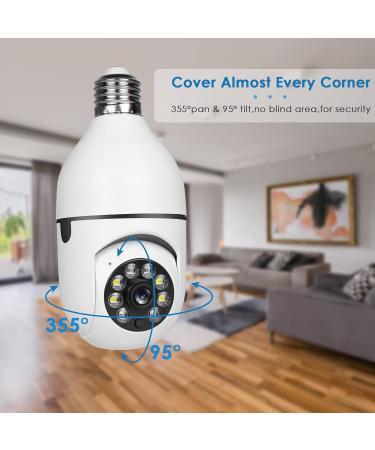 UPULTRA 1080P Wireless WiFi Outdoor Security Camera 2 Pack with 360 Panoramic View, Motion Detection, Two-Way Audio, Night Vision - 2PK Kit - Buy Online on GoSupps.com