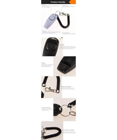 Premium Pet Training Clicker Whistle for Dogs and Cats - Dual Color Yellow and Blue - Durable Proven Training Tool with Wrist Strap for Indoor and Outdoor Use Positive Reinforcement - Buy Online on GoSupps.com