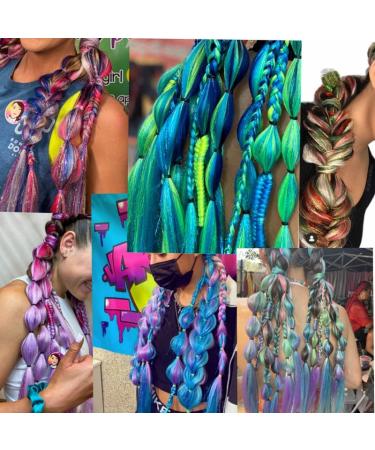 Fanfyfyu Ombre Braiding Hair - 3 Pack Kanekalon Jumbo Braid Extensions 24 Inch for Braids & Box Braids (MB16) - Buy Online on GoSupps.com