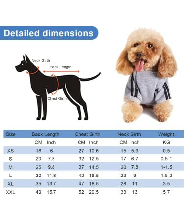 Cozy Cotton Dog Sweater for Small Dogs | Cute Warm Hoodies & Coats in Grey & Red - Perfect for Pets! - Buy Online on GoSupps.com