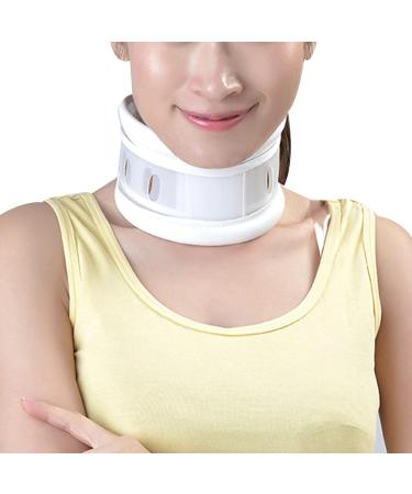 Adjustable Cervical Collar for Pain Relief | Traction Fixation Orthosis - White - International Shipping Available - Buy Online on GoSupps.com