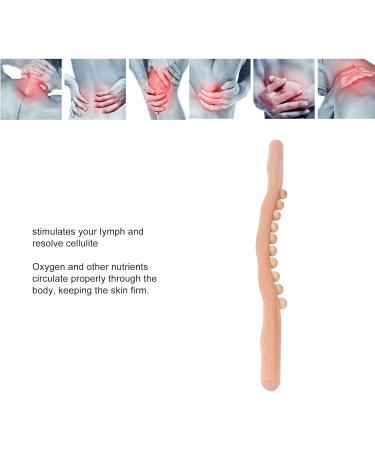 Raguso Massage Stick Roller - 2 Pack Wooden Scraper for Skin Tightening & Back Pain Relief | International Shipping - Buy Online on GoSupps.com