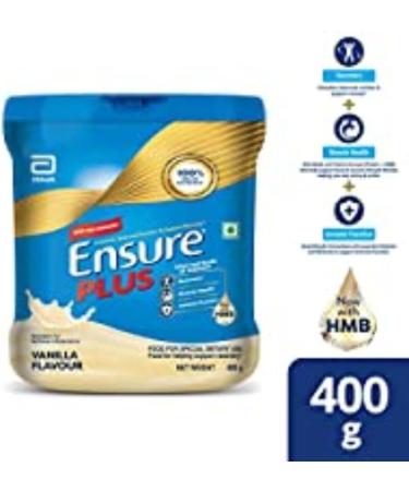 Buy Ensure Plus Powder 400g (Vanilla) with Lecithin | Premium Quality International Shipping - Buy Online on GoSupps.com