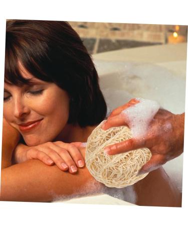 Buy Housoutil 6 Pcs Natural Bath Ball Loofah Pad Sponges - Exfoliating Shower Brush & Body Supplies for a Refreshing Clean - Buy Online on GoSupps.com