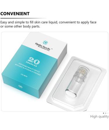 Anti Wrinkle Serum Microneedle Skin Bottle Moisturizing Facial Essence 20- needle for Women Beauty Anti Wrinkle Facial Essence Bottle 5.3x2.3cm - Buy Online on GoSupps.com
