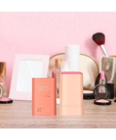 MERIGLARE Facial Blush Cream Moisturizer Stick Highlighter Cosmetics Portable Face Blusher Cheek Blusher for Cheek Lip and Face Girl Fleur - Buy Online on GoSupps.com