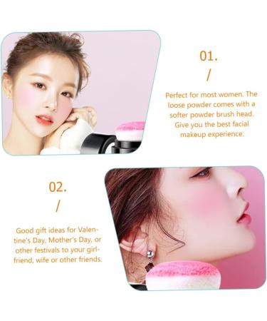 Didiseaon Oil Control Cushion Blush Foundation Loose Powder Blush for Black Women Natural Blush Loose Powder Blush with Puff Mineral Makeup Powder Blush for Cheeks Makeup Cushion - Buy Online on GoSupps.com