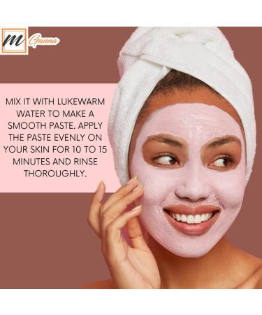 mGanna 100% Natural French Pink Clay Powder 454 g for DIY Facial Masks Face Mask Skin Care Detox For Soap Making Clay French Skincare - Buy Online on GoSupps.com