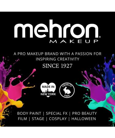 Mehron Paradise Makeup AQ Pro Size - 40g Metallic Green | Water-Activated Face & Body Colors for Stage Screen Cosplay & Halloween - Buy Online on GoSupps.com