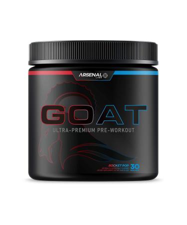 G.O.A.T. Ultra-Premium Pre-Workout for Increased Pump, Energy and Endurance | Award Winning Taste | Rocket Pop| 30 Servings