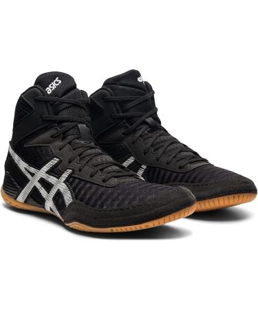 ASICS Men's Matcontrol 2 Wrestling Shoes 9.5 - Black/White | Top-Quality Wrestling Footwear - Buy Online on GoSupps.com
