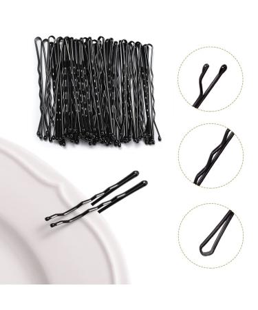 100pcs Wave Shape Hair Clips - Metal Bobby Pins Set for Kids & Girls | Hair Accessories for Salon Styling - Buy Online on GoSupps.com