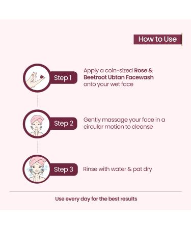 Mother Sparsh Rose & Beetroot Face Wash for Dull Dry & Uneven Skin | Infused with Extracts of Rose Beetroot & Papaya For Healthy Moist Skin | Soap Free Sulphate-free Hydrating Face Wash- 75 ML - Buy Online on GoSupps.com
