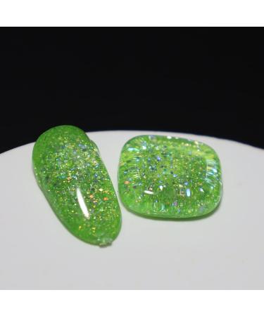 FZANEST Diamond Green Gel Nail Polish | Soak Off LED UV Polish - Buy Online on GoSupps.com