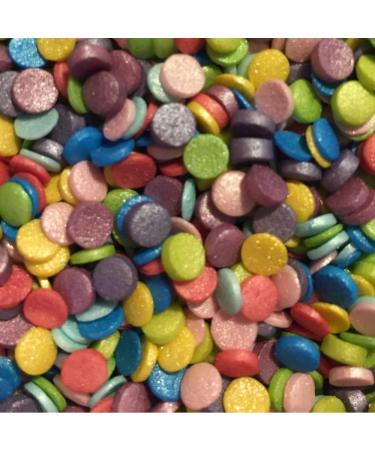 Pearlised Confetti Edible Cupcake Cake Topper Sprinkles (Rainbow) - Buy Online on GoSupps.com