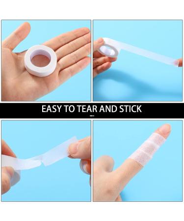 Flexible Skin Tape 6 Rolls - Self Adhesive Gauze Tape for Wound Injuries and Sports - 0.5 Inch x 10 Yards - Breathable and Swelling Relief (White) - Buy Online on GoSupps.com