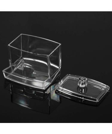 Practical Transparent Storage Box with Cover - Easy to Clean Swab Box for Women | International Shipping Available - Buy Online on GoSupps.com
