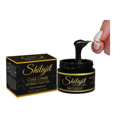 Health Republic Pure Mongolian Desert Shilajit Resin with 84+ Micro & Macro Elements for Bone and Stamina Support Supplement Contains Fulvic Acid 50 Grams