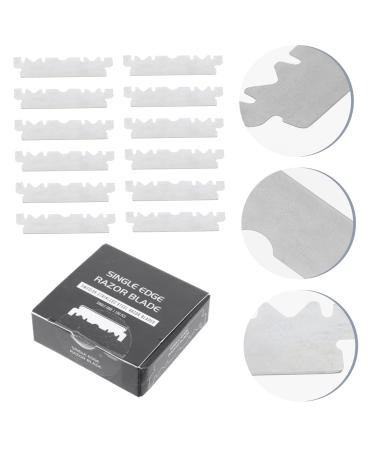 NOLITOY 100pcs Men's Razor Blades - Premium Stainless Steel Safety Shaver for Body & Face Hair - Ideal for Barbershop & Home Use - Buy Online on GoSupps.com