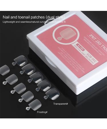240x False Fake Artificial Toe Nails Tips French Foot Tips Professional Nail Art Decor Full Cover Toenails Manicure - Buy Online on GoSupps.com